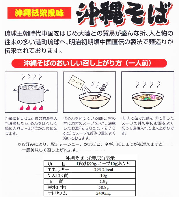 沖縄そば 生麺